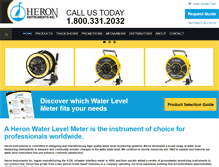 Tablet Screenshot of heroninstruments.com